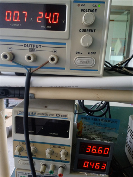 输入DC24V 18W  输出35-42V 450MA LED驱动器