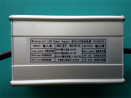 LED恒流驱动 90W dc12v 42-45v 1.8A