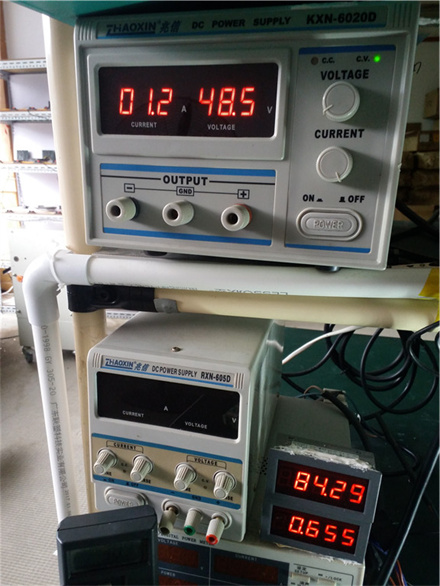 输入dc48v 55w 输出84V 650MA dc-dc电源