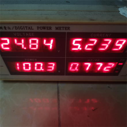 输入电压：AC DC24V 电流：1.5A±3%   电压：58-62V功率：100W